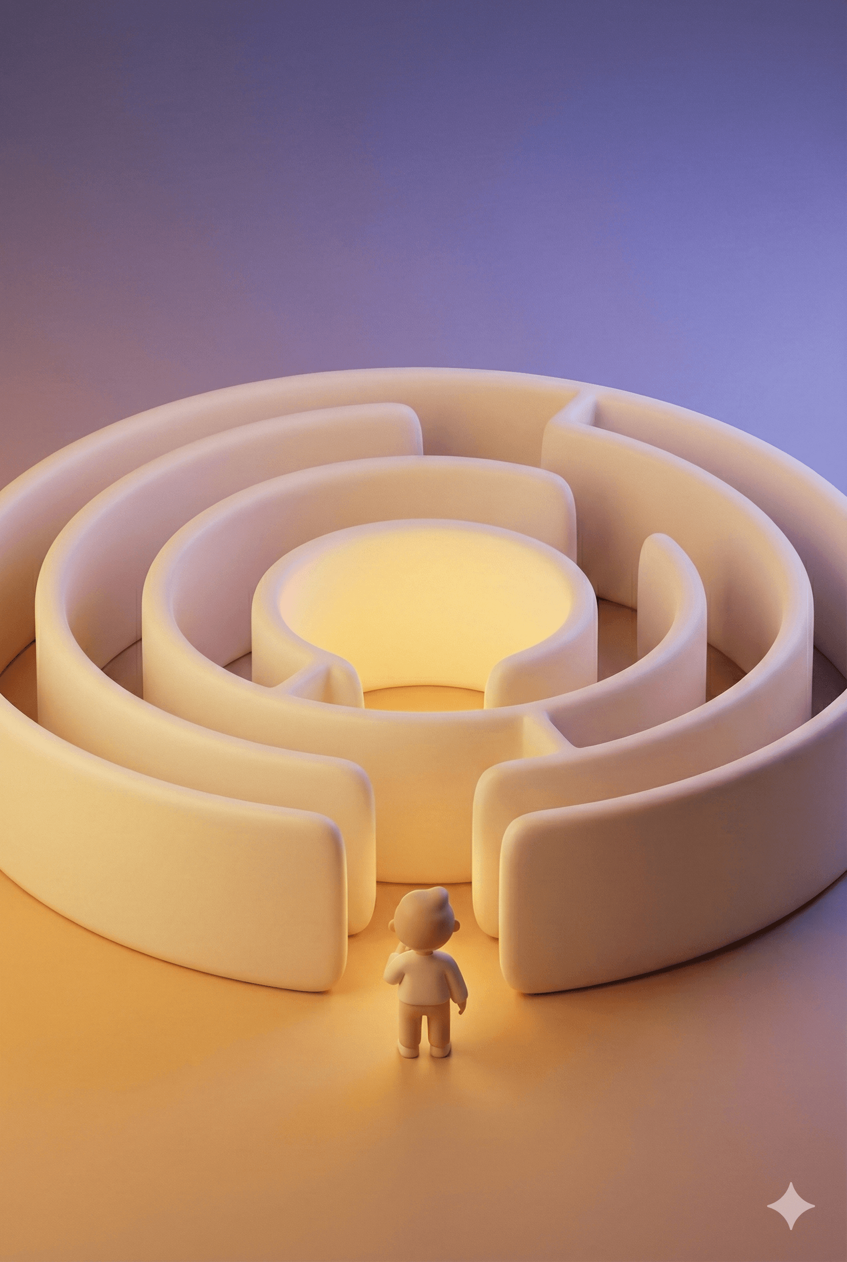 Person contemplating retirement finances